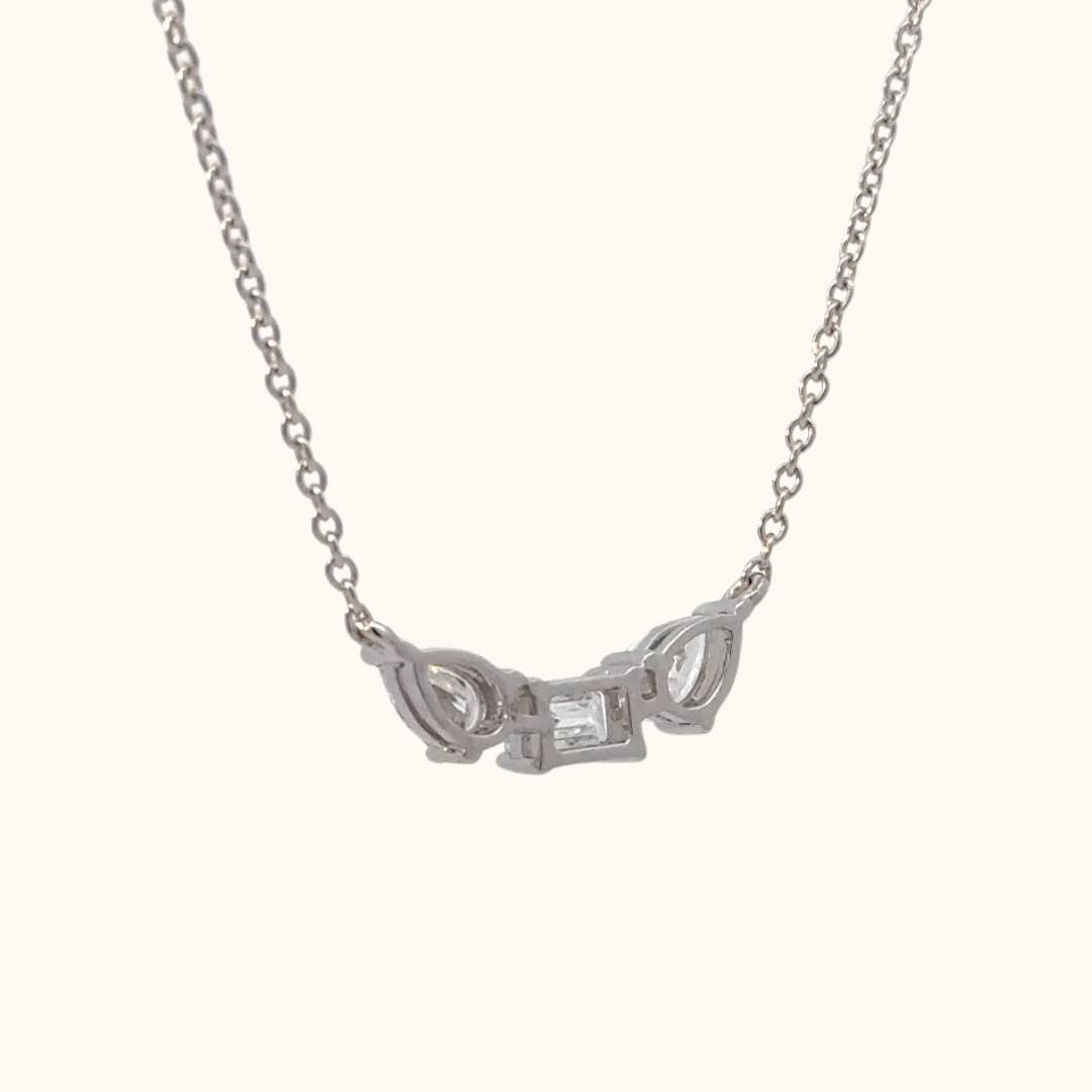 Mixed Shape Curve Necklace