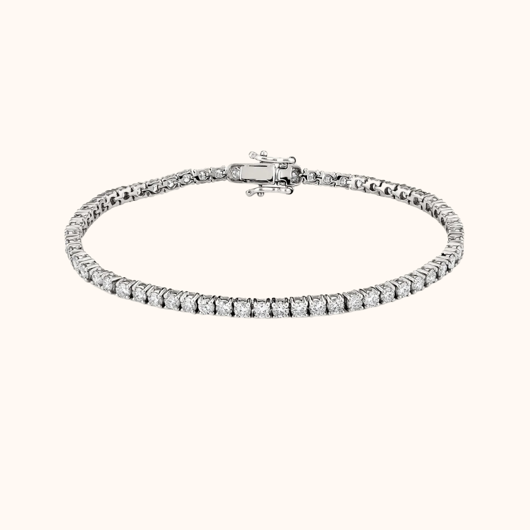 Classic 4-Prong Diamond Tennis Bracelet