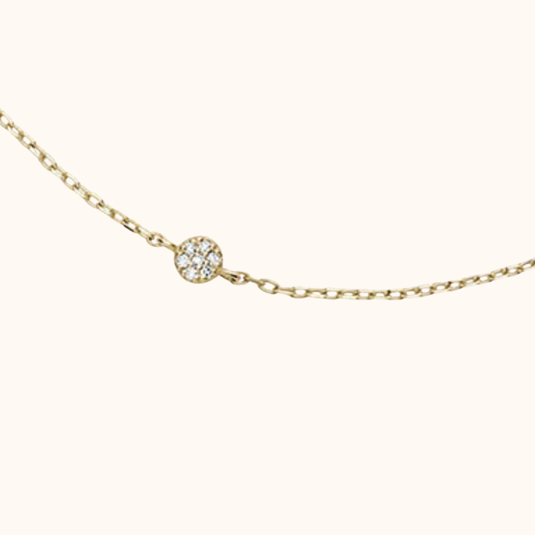 Pavé Diamond Station Bracelet