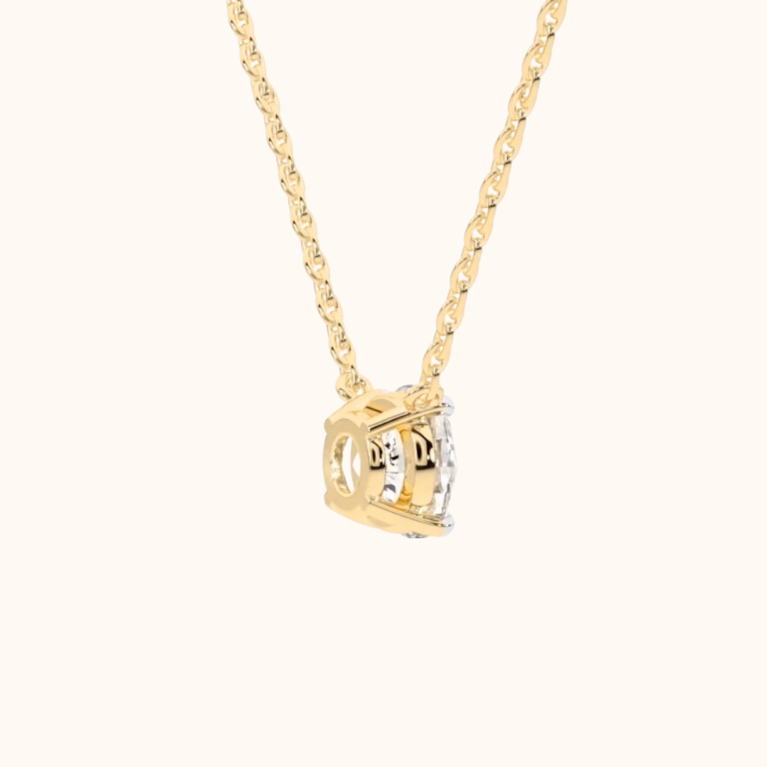 Classic Solitaire Necklace