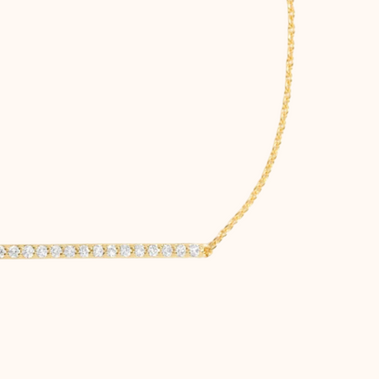 Demi-Bar Pavé Diamond Bracelet