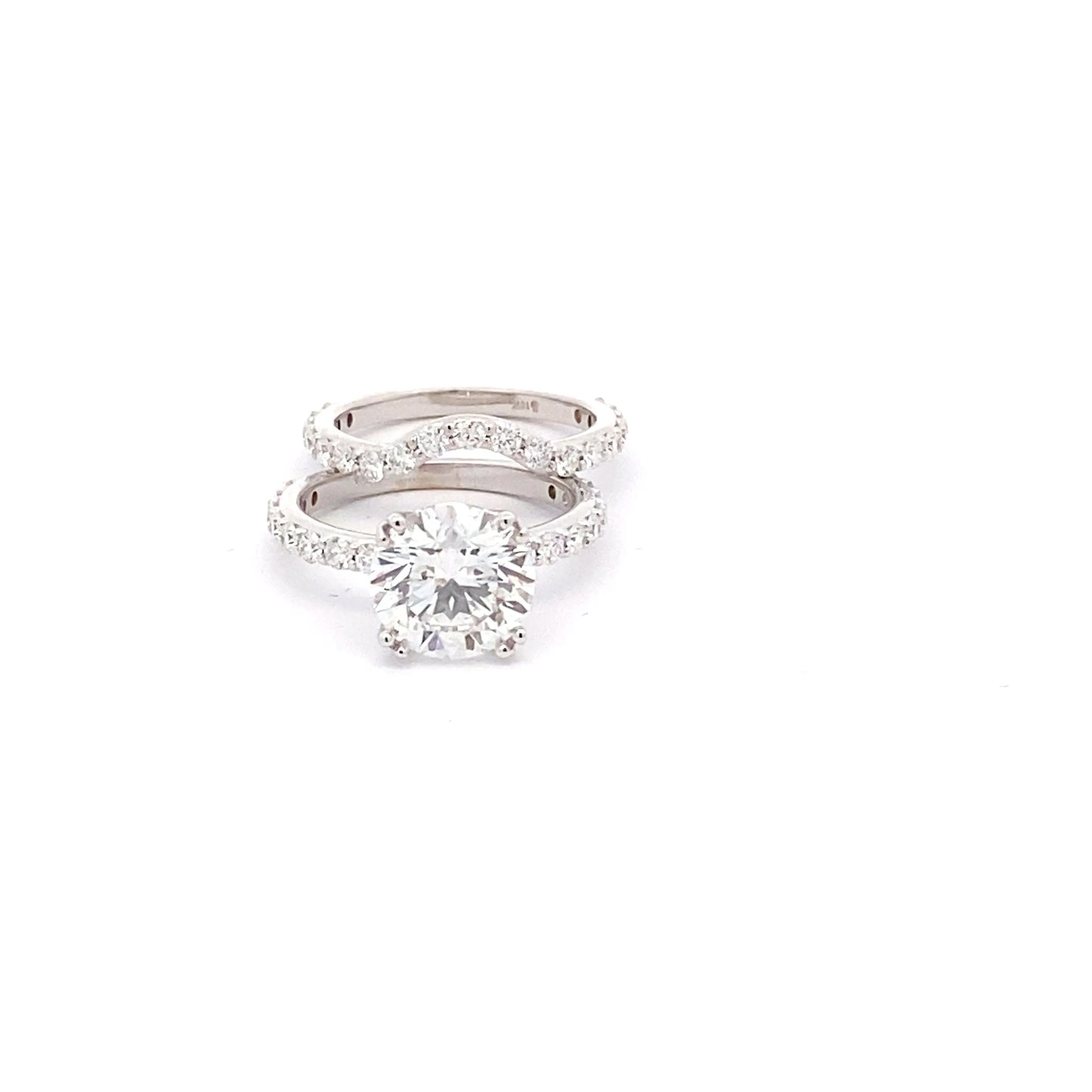 Mini charm hoop ring