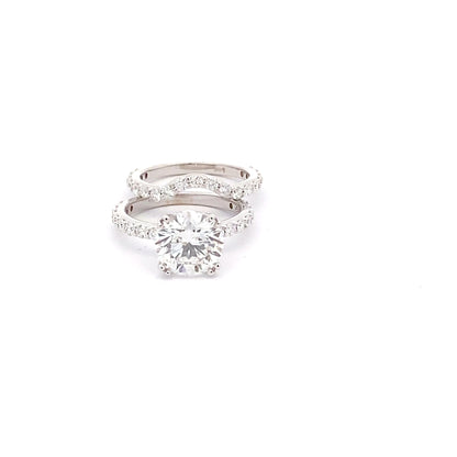 Mini charm hoop ring