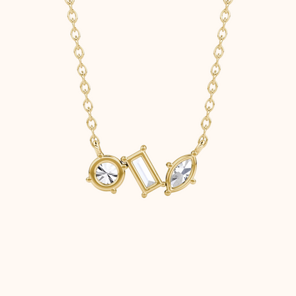 Tri-Cluster Necklace