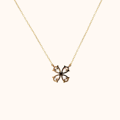 4-Pear Flower Necklace