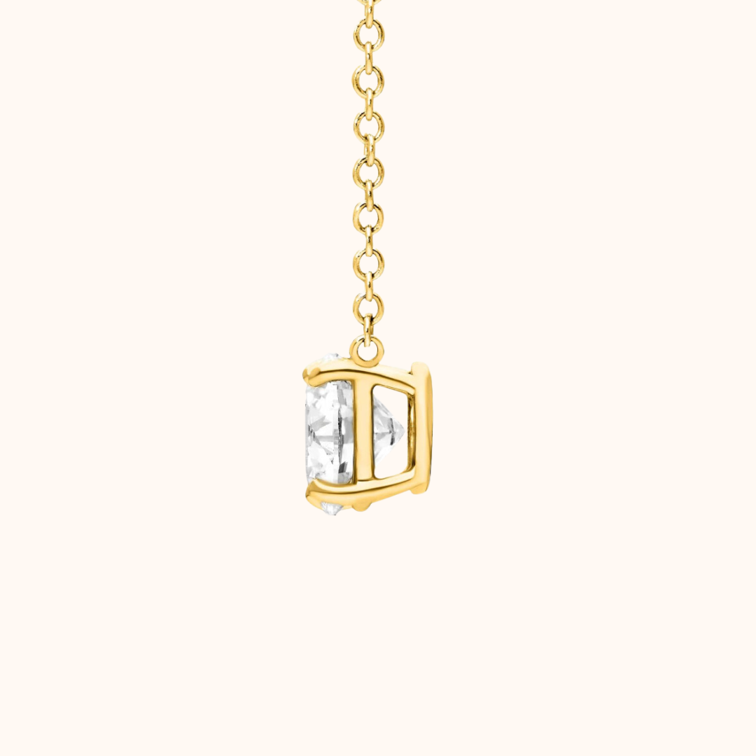 Classic Solitaire Necklace