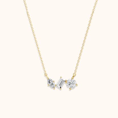 Tri-Cluster Necklace