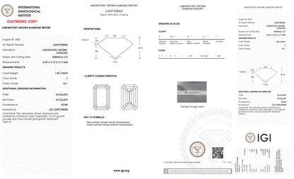 Emerald 1.80ct F VS-1