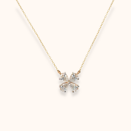 4-Pear Flower Necklace