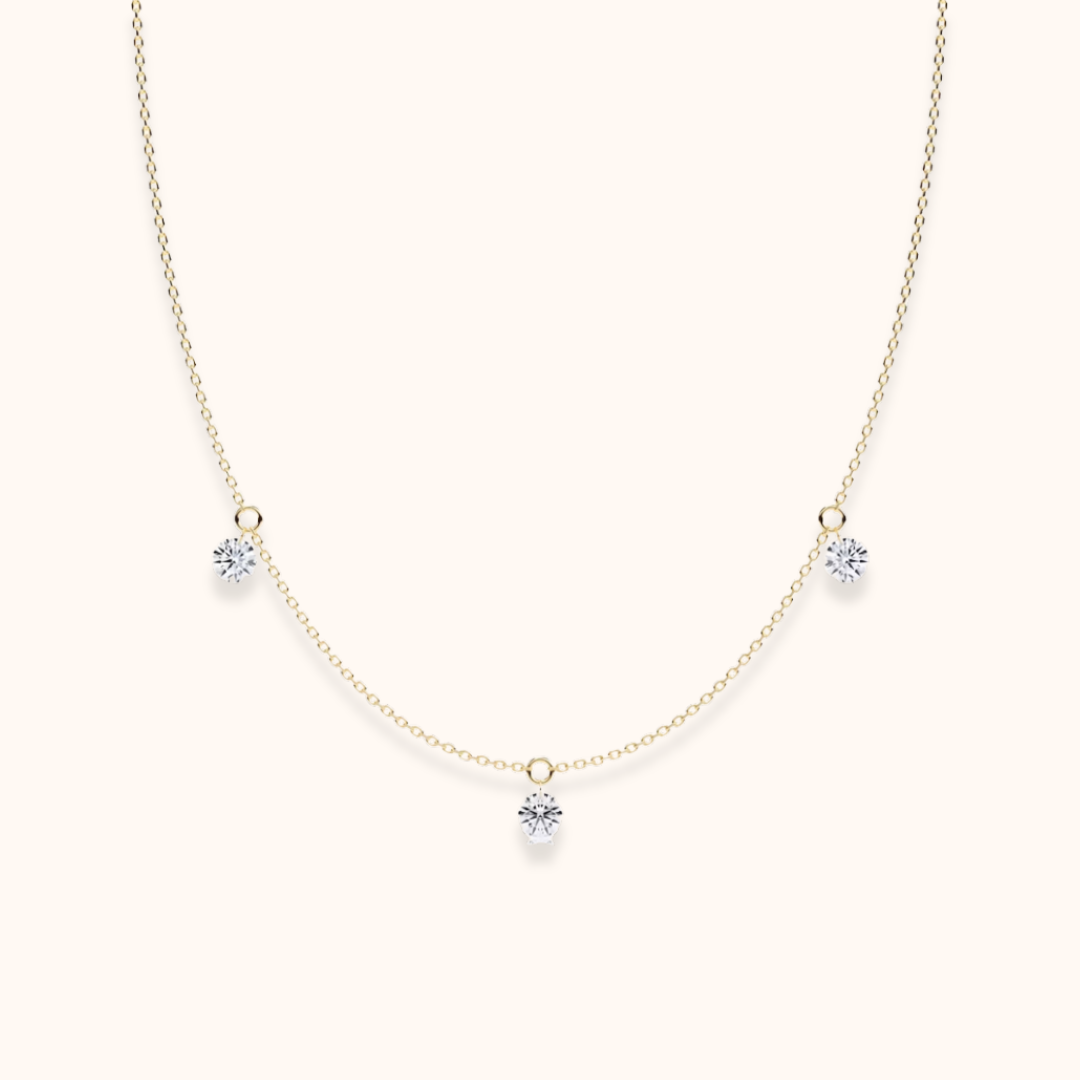 Floating Stones Necklace