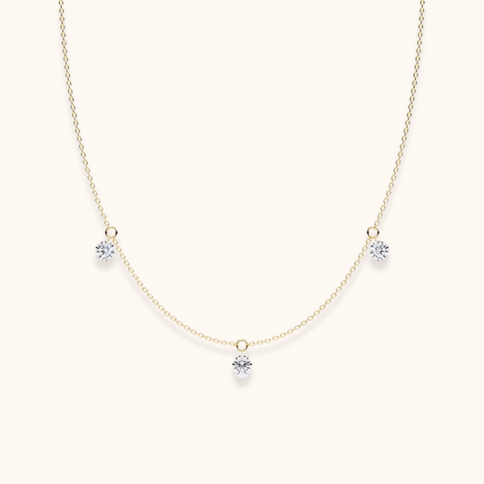 Floating Stones Necklace