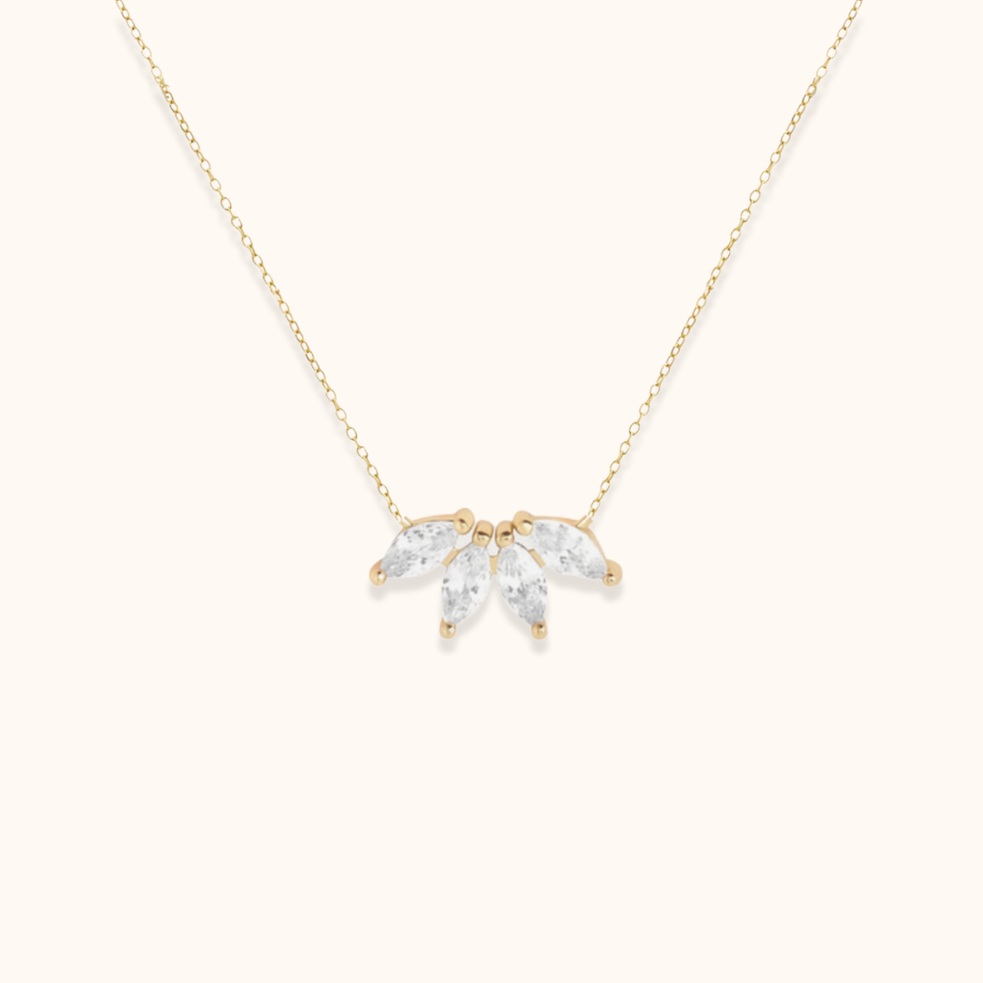 Marquise Fan Necklace