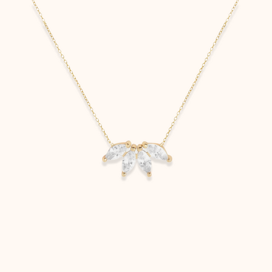 Marquise Fan Necklace