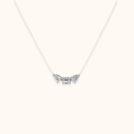 Mixed Shape Curve Necklace