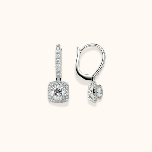 Halo Drop Earrings
