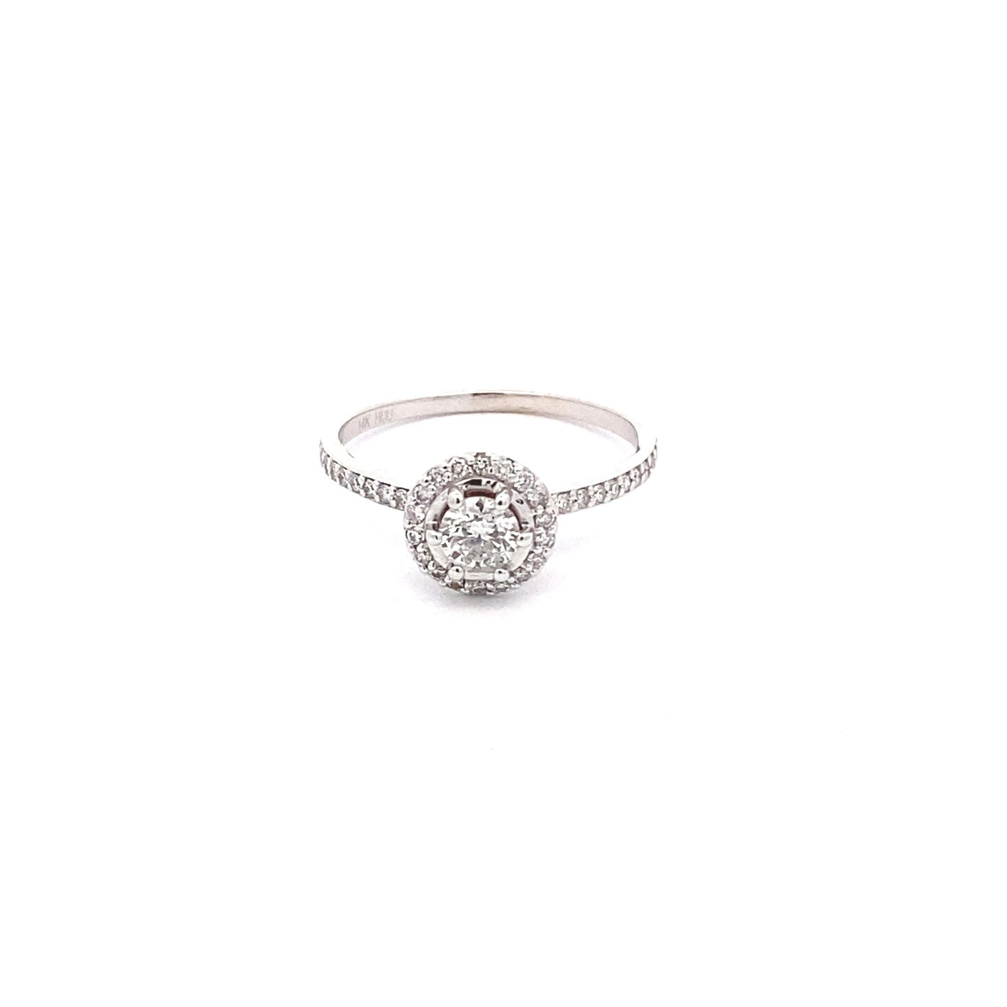 Mini charm hoop ring