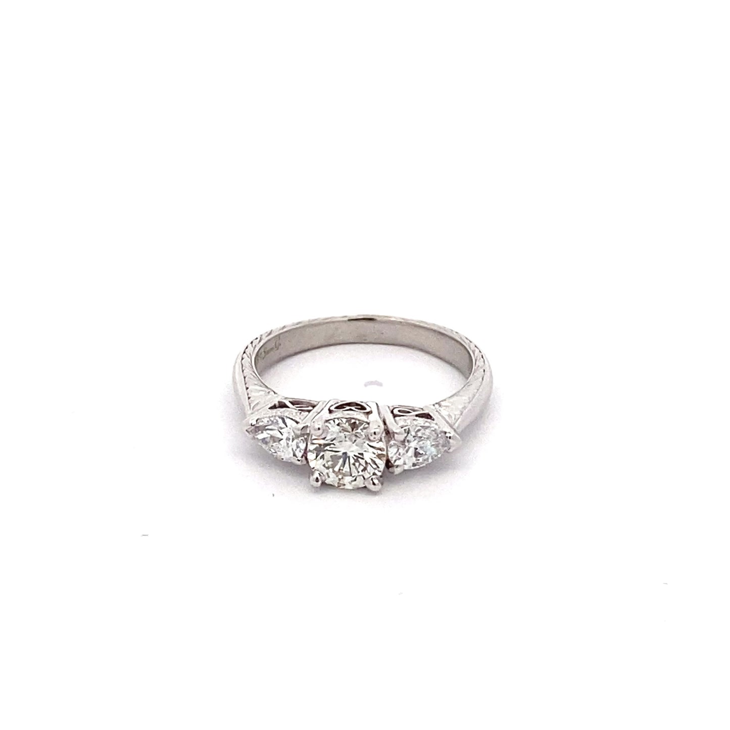 Mini charm hoop ring